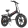 ENGWE EP-2 Pro 750W 20 inch Fat Tire Electric Folding Bicycle Mountain Beach Snow Bike for Adults Aluminum Electric Scooter 7 Speed Gear E-Bike with Removable 48V 12.8A Battery Dual Disc - Black