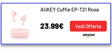 AUKEY Cuffie EP-T21 Rosa