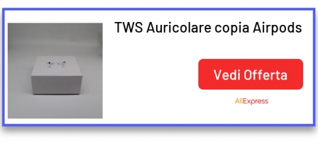 TWS Auricolare copia Airpods