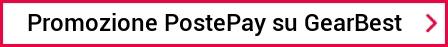 Promozione PostePay su GearBest