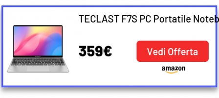 TECLAST F7S PC Portatile Notebook 14.1 Pollici Laptop Intel Apollow Lake 3350, 8 GB RAM,128 GB SSD,FullHD 1920 x 1080,Intel UHD Graphics 500,Windows 10,Superba Tastiera,Spazio Grigio,Tastiera QWERTY