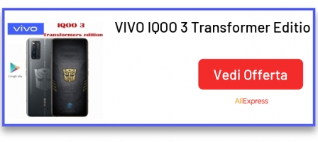 VIVO IQOO 3 Transformer Edition