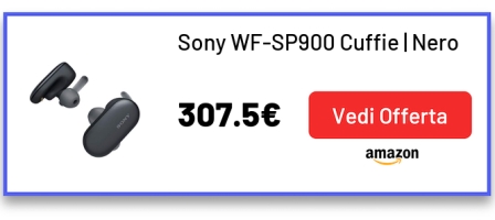Sony WF-SP900 Cuffie | Nero
