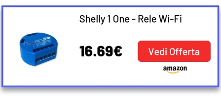 Shelly 1 One - Rele Wi-Fi
