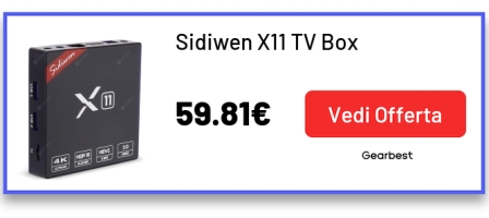 Sidiwen X11 TV Box