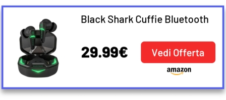 Black Shark Cuffie Bluetooth