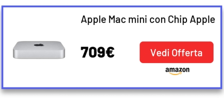 Apple Mac mini con Chip Apple M1 (8GB RAM, 256GB SSD) (novembre 2020)