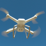 Mi drone blue sky