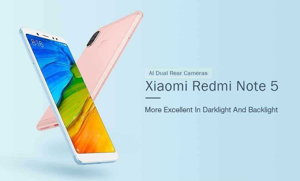 Xiaomi Redmi Note 5: in sconto su Geekbuying
