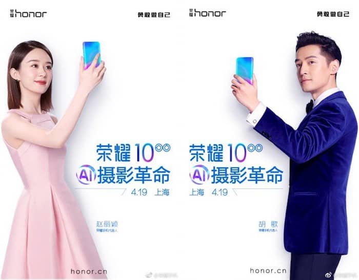 Honor 10 arriva il 19 Aprile