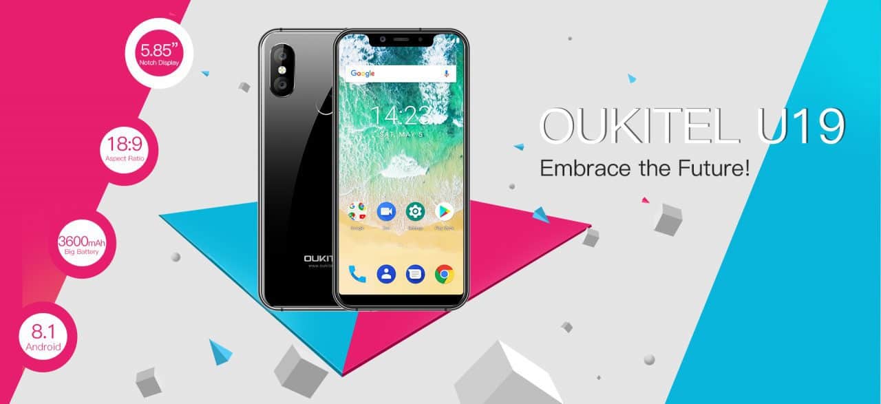 Oukitel U19, un clone di iPhone X nella fascia entry level