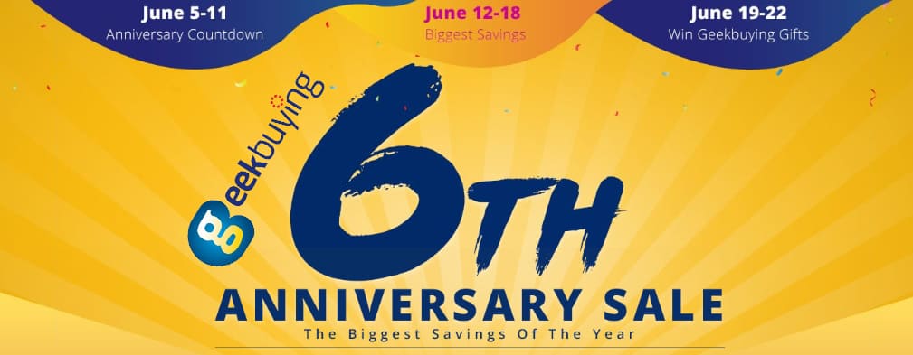 6° compleanno Geekbuying: Evento principale