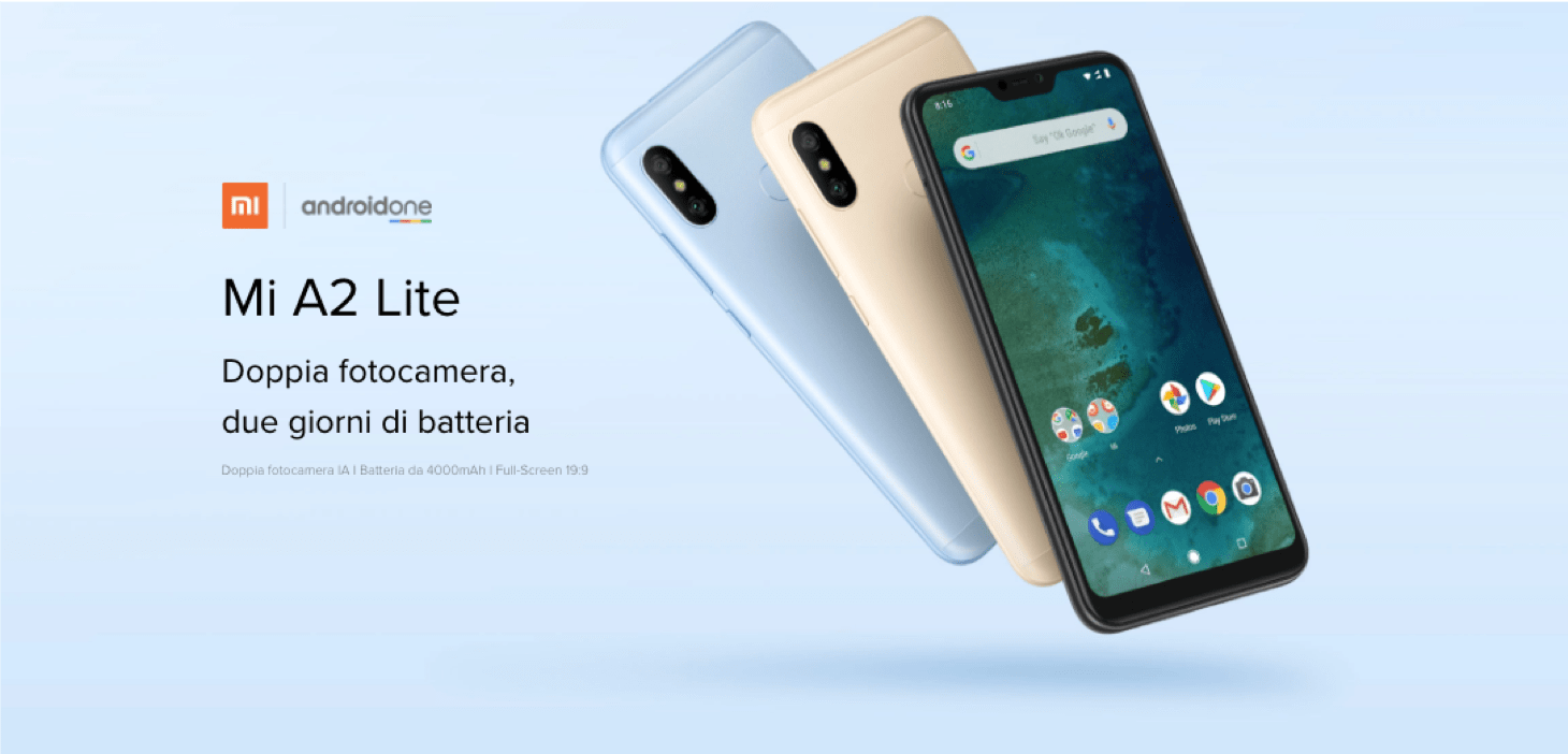 Xiaomi Mi A2: il Notch diventa “Lite” con Android ONE