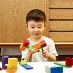 Xiaomi MiTU Magnetic Building Block kid playing