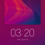 Lenovo K5 Play Screensaver lock screen purple