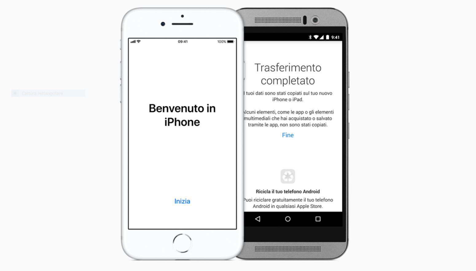Come passare da Android ad iPhone
