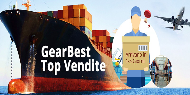 Prodotti in offerta con spedizione in 1-5 giorni da GearBest!