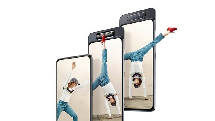 Il nuovo Samsung Galaxy A80 ha una tripla fotocamera rotante!