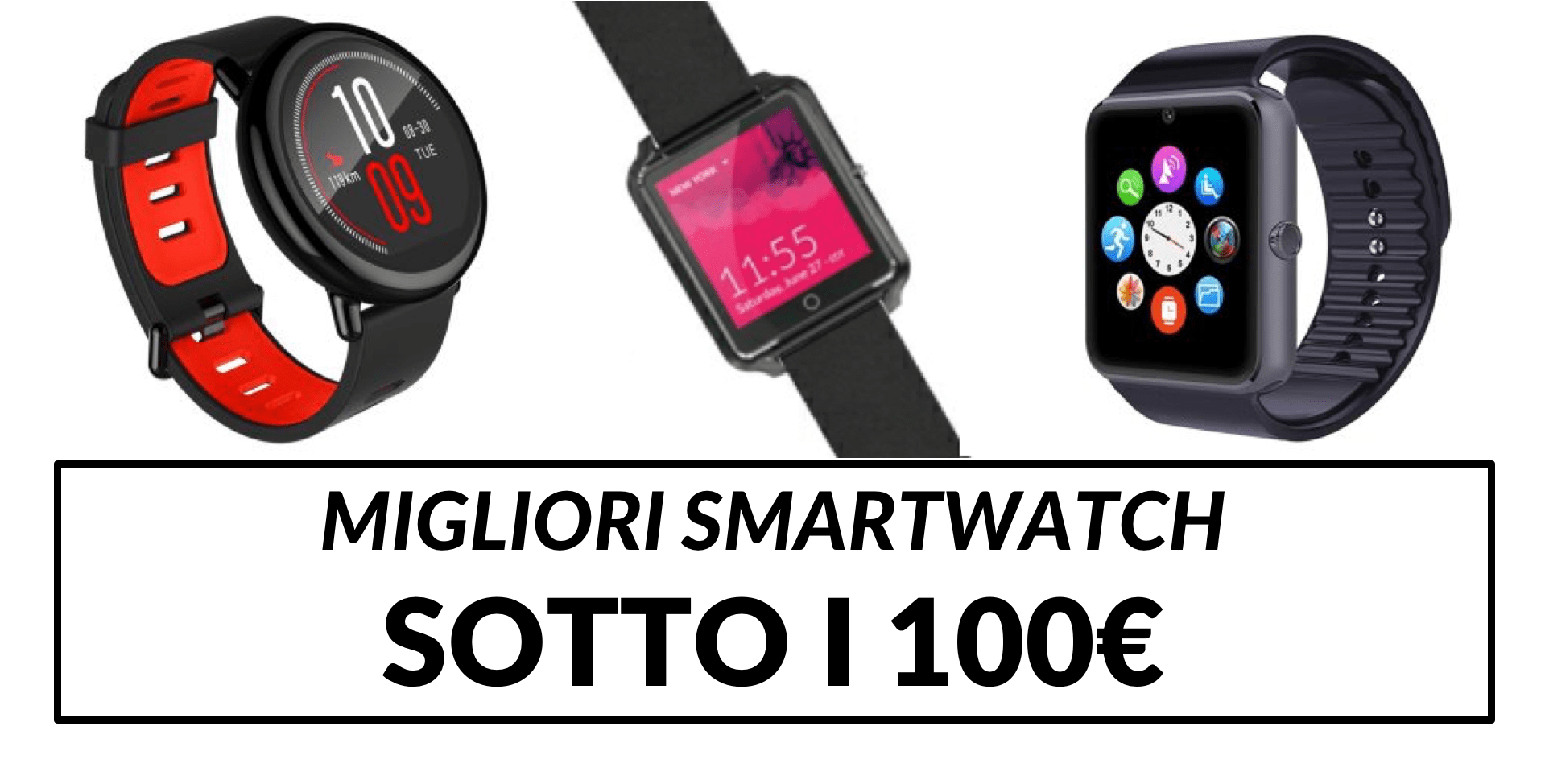 I migliori 8 Smartwatch a meno di 100 euro [2020]