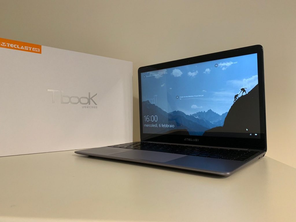 Portatile Teclast F7 Plus prima accensione