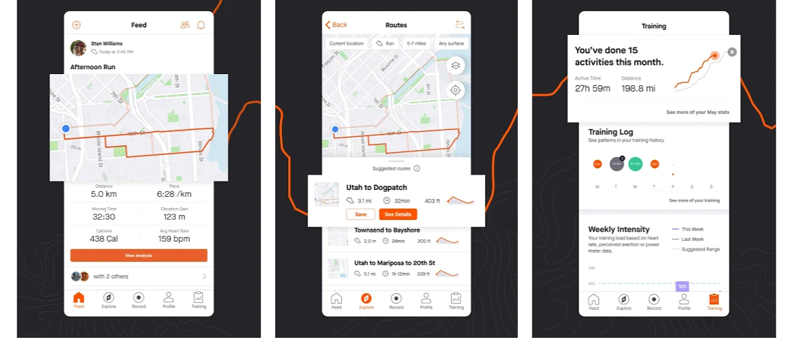 galaxy watch active strava app