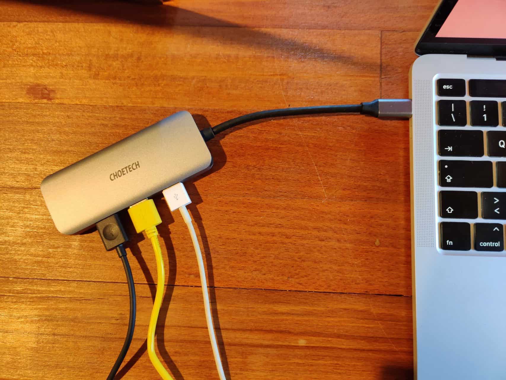 CHOETECH HUB-M19: l’adattatore ideale per i laptop type-c