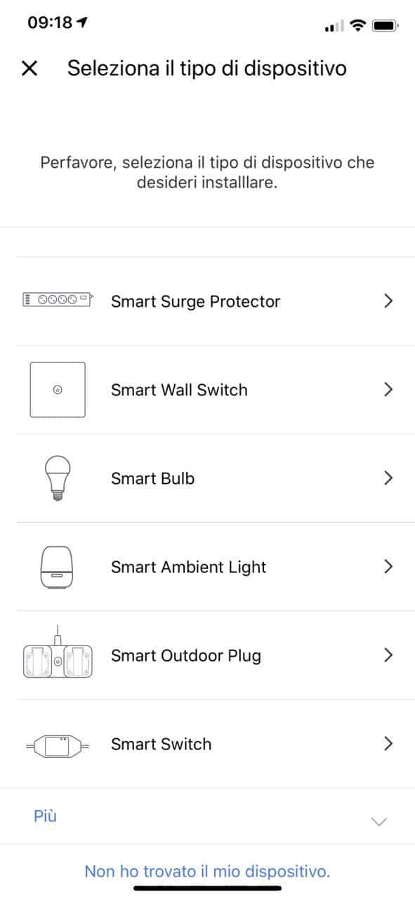 lampadina intelligente Meross