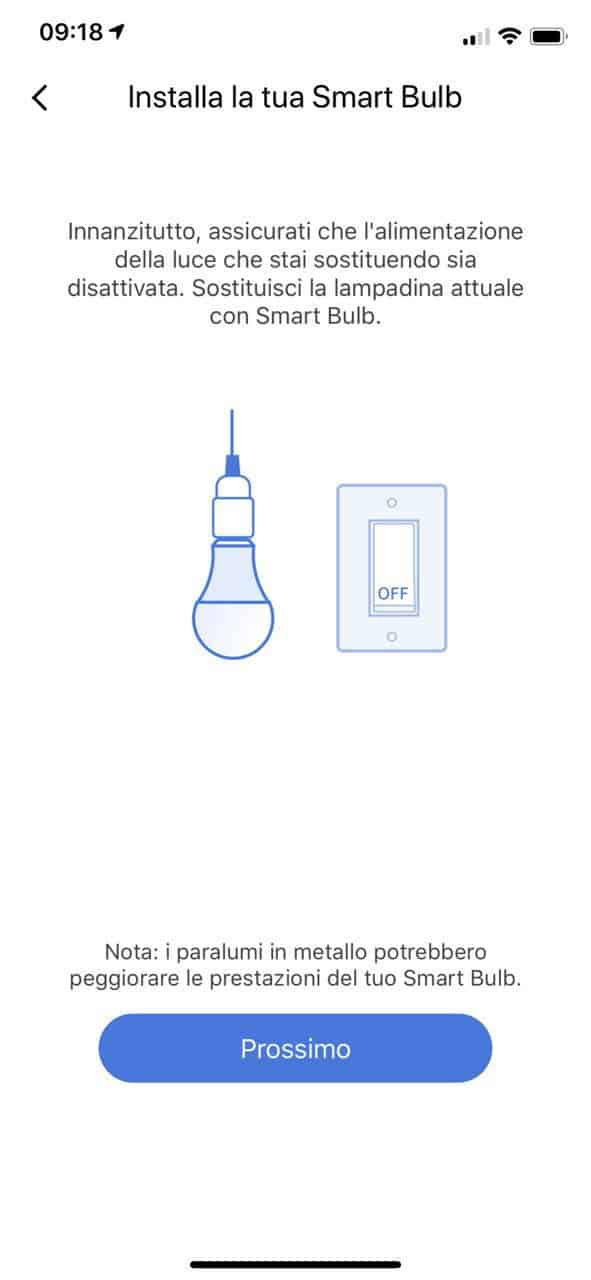 lampadina intelligente Meross