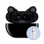 HUAWEI FreeBuds Pro con Adattatore Huawei AP52, Auricolari True Wireless Bluetooth con Cancellazione Intelligente del Rumore, Sistema a 3 Microfoni, Ricarica Wireless Rapida, Carbon Black