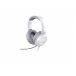 Razer Kraken X Mercury Gaming Headset Cuffie Cablate per il Gaming Multipiattaforma per PC, PS4, Xbox One e Switch, Audio Surround 7.1, Microfono Cardiode Pieghevole, Bianco/Grigio (Mercury)