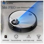 Proscenic M6 Pro LDS Robot Vacuum Cleaner with Laser navigation, 2600Pa Powerful Suction, App Support