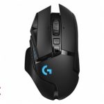 Logitech G502 HERO Lightspeed Wireless Gaming Mouse 16000DPI Tunable Weights 11 Keys – Black