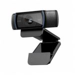 Logitech C920 HD Pro Webcam, Videochiamata Full HD 1080p/30fps, Audio Stereo ‎Chiaro, ‎Correzione Luce HD, Funziona con Skype, Zoom, FaceTime, Hangouts, ‎‎PC/Mac/Laptop/Macbook/Tablet, Nero