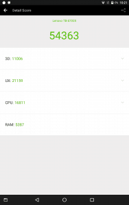 Lenovo TAB 3 8 Plus prestazioni