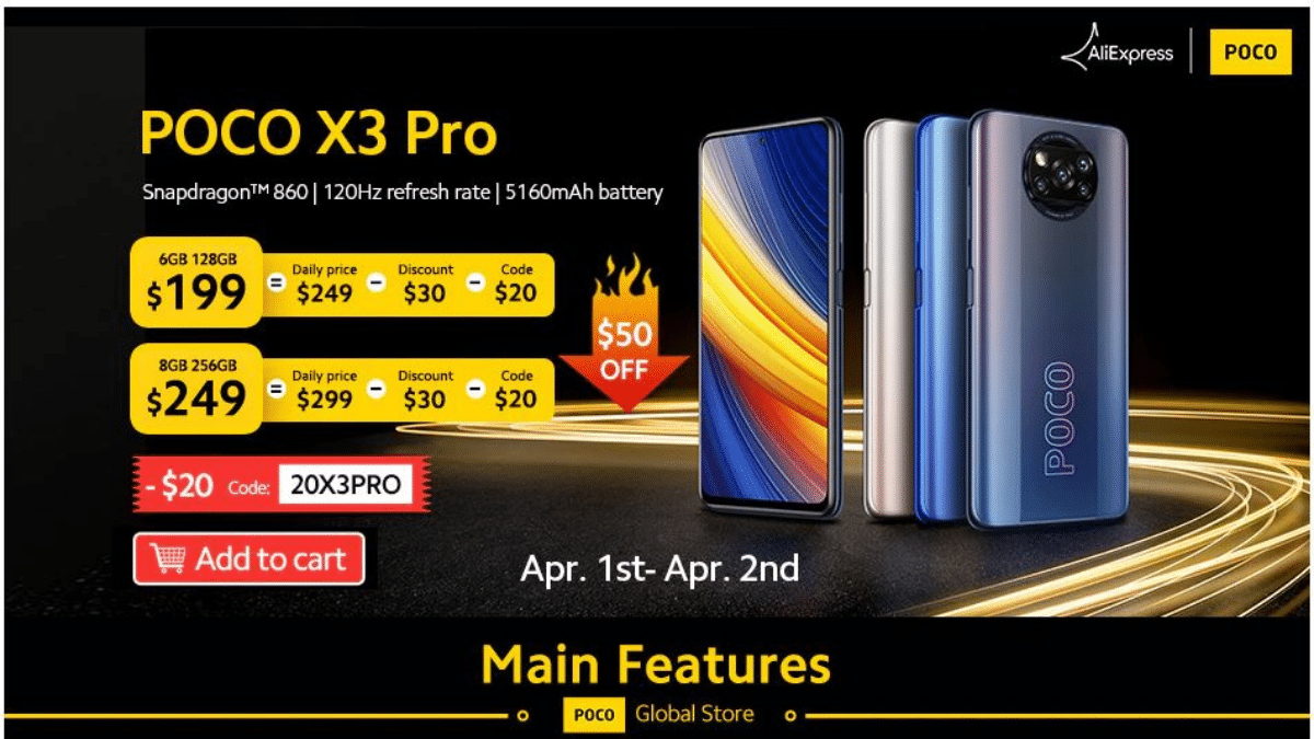 POCO X3 Pro: i primi coupon disponibili per il nuovo arrivato