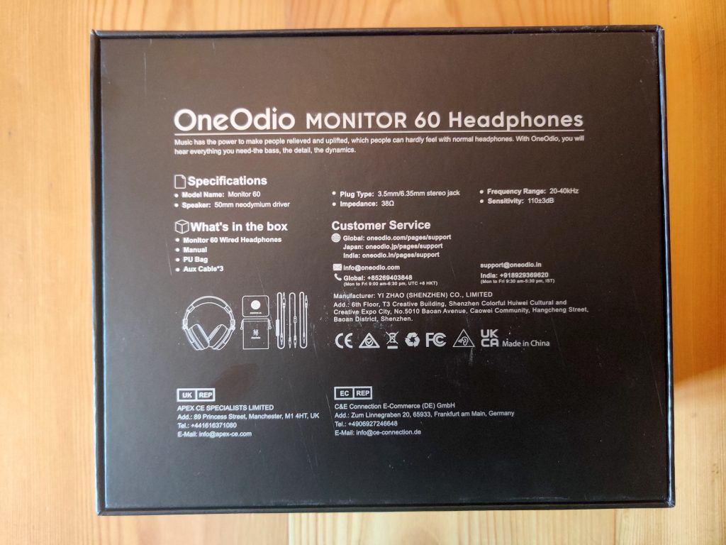 OneOdio MOnitor 60