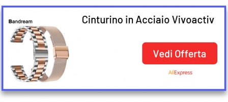 Cinturino in Acciaio Vivoactive 4 4S