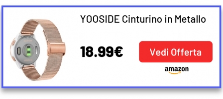 YOOSIDE Cinturino in Metallo