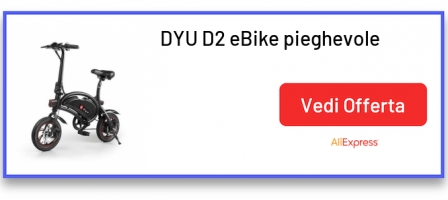 DYU D2 eBike pieghevole