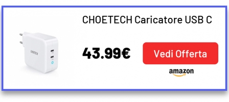 CHOETECH Caricatore USB C