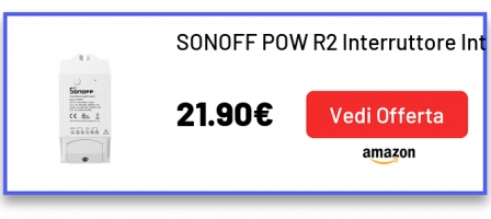 SONOFF POW R2 Interruttore Intelligente Luce Wireless WiFi con Monitoraggio Consumo Energetico, Modulo Universale Fai-da-te per Casa Intelligente, è Compatibile con Amazon Alexa, Google Home, IFTTT
