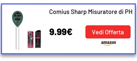 Comius Sharp Misuratore di PH del Suolo, Tester del Suolo 3-in-1 con Kit per Test di umidità, Luce e PH del Suolo per Giardino, Fattoria, Prato, misuratore di umidità del Suolo