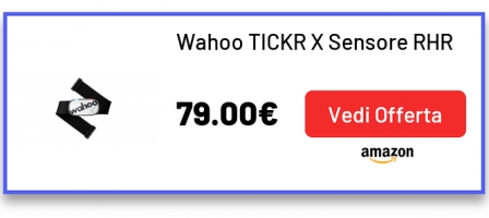 Wahoo TICKR X Sensore RHR