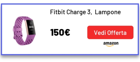 Fitbit Charge 3, Lampone