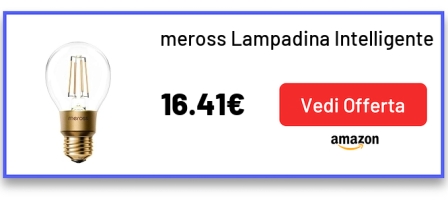 meross Lampadina Intelligente Wifi LED Dimmerabile E27 A19 Vintage Edison, Smart Light compatibile con SmartThings, Alexa, Google, 6W Equivalente 60W