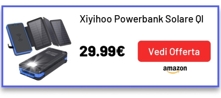 Xiyihoo Powerbank Solare QI