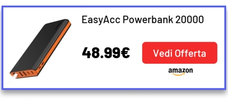 EasyAcc Powerbank 20000