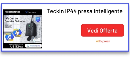 Teckin IP44 presa intelligente WiFi esterna