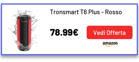Tronsmart T6 Plus - Rosso