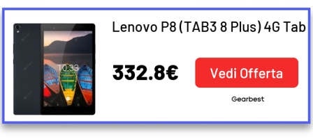 Lenovo P8 (TAB3 8 Plus) 4G Tablet 3GB RAM 16GB ROM | Gearbest Italia